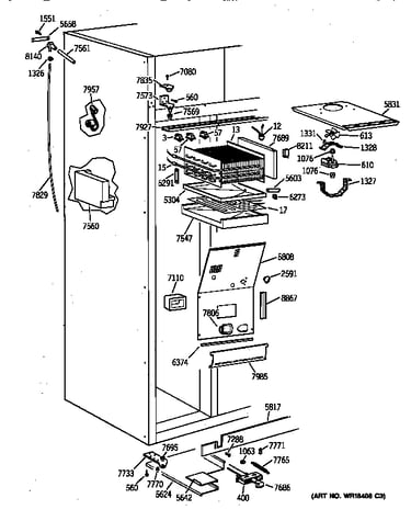Freezer section