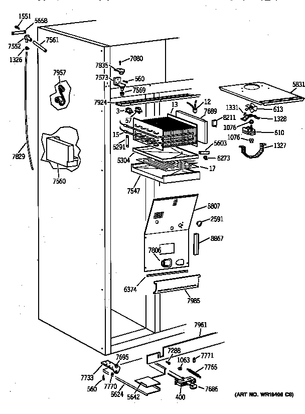 Freezer section