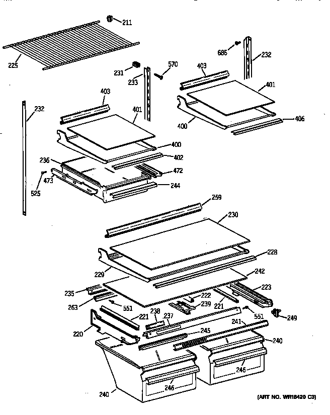 SHELF PARTS