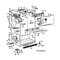 GE TBX19DIYHRAA cabinet parts diagram