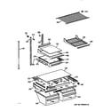 GE TBX19DIYHRAA shelf parts diagram