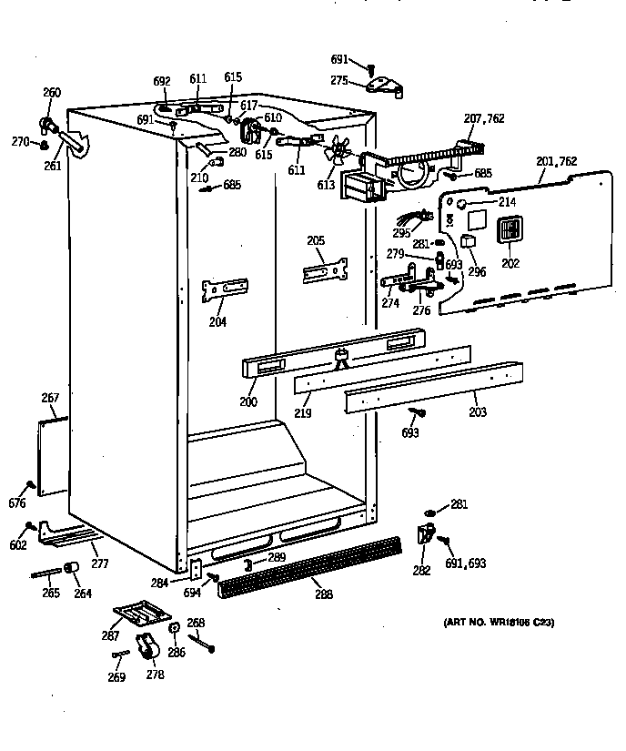 Cabinet parts