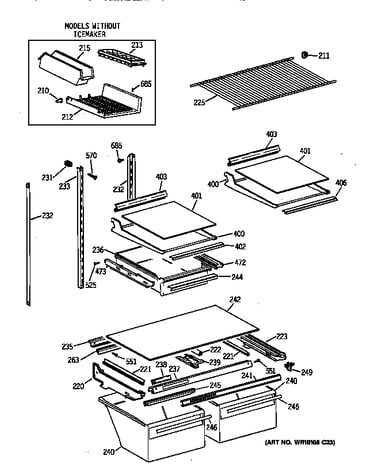 Shelf parts