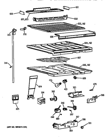 Compartment separator parts