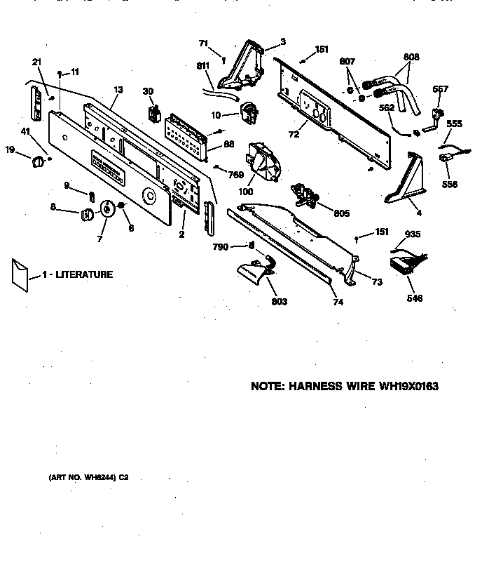Controls & backsplash