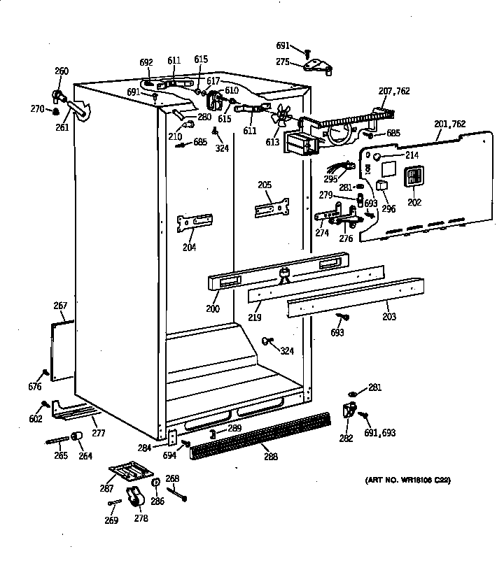 Cabinet parts