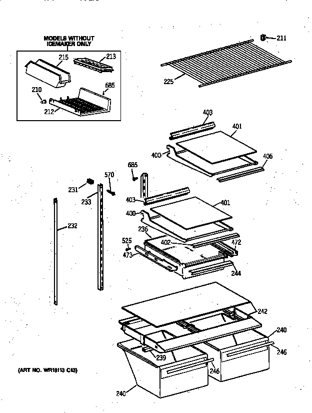 Shelf parts
