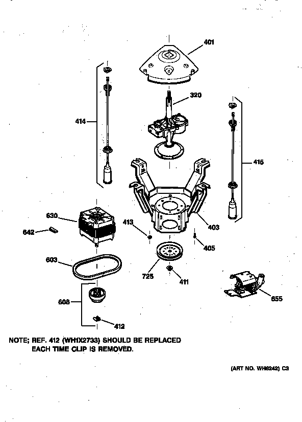 SUSPENSION, PUMP & DRIVE COMPONENTS