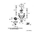 GE WCSR2070T6AA suspension, pump & drive components diagram