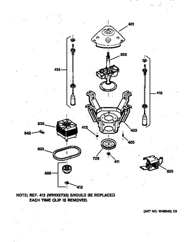 Suspension, pump & drive components