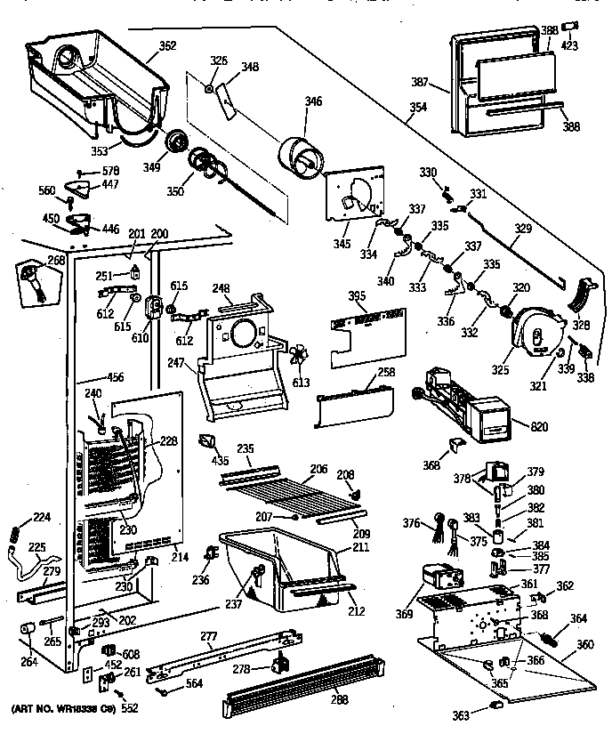 Freezer section