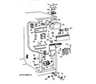 GE TFX27PFXFWW fresh food section diagram