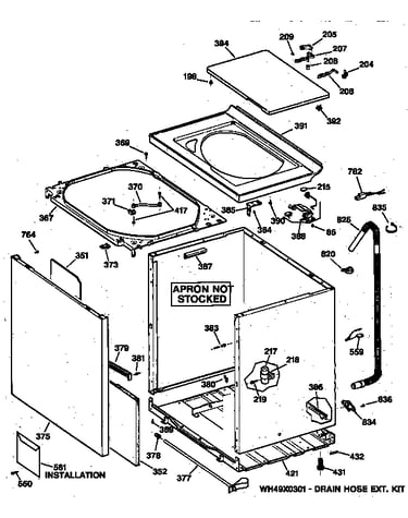 Cabinet, cover & front panel