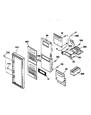 Microwave control panel