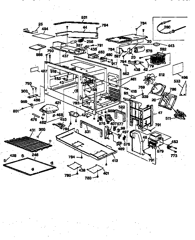 Microwave body