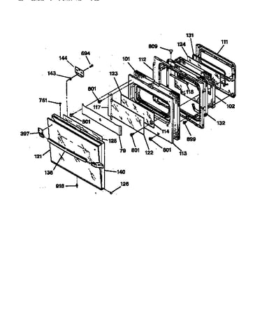 Oven door