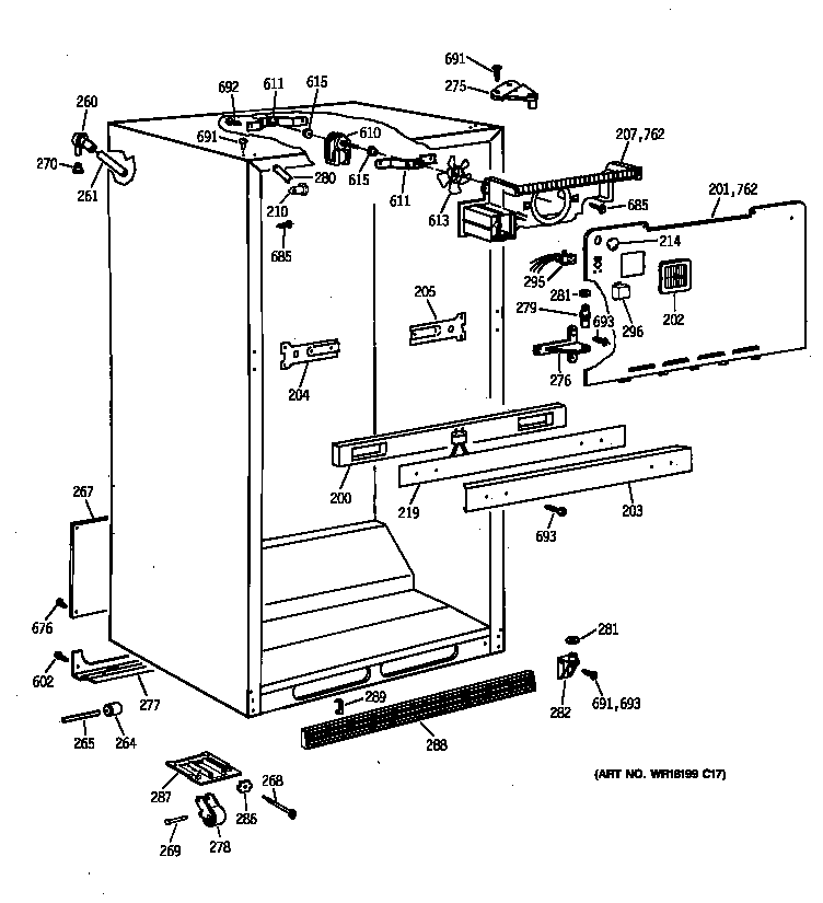 Cabinet parts