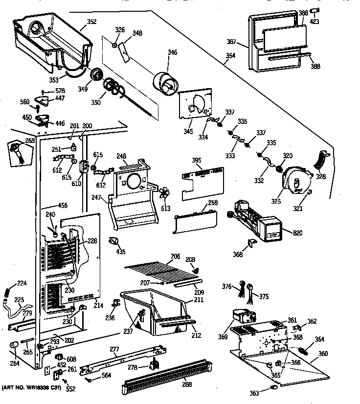 Freezer section