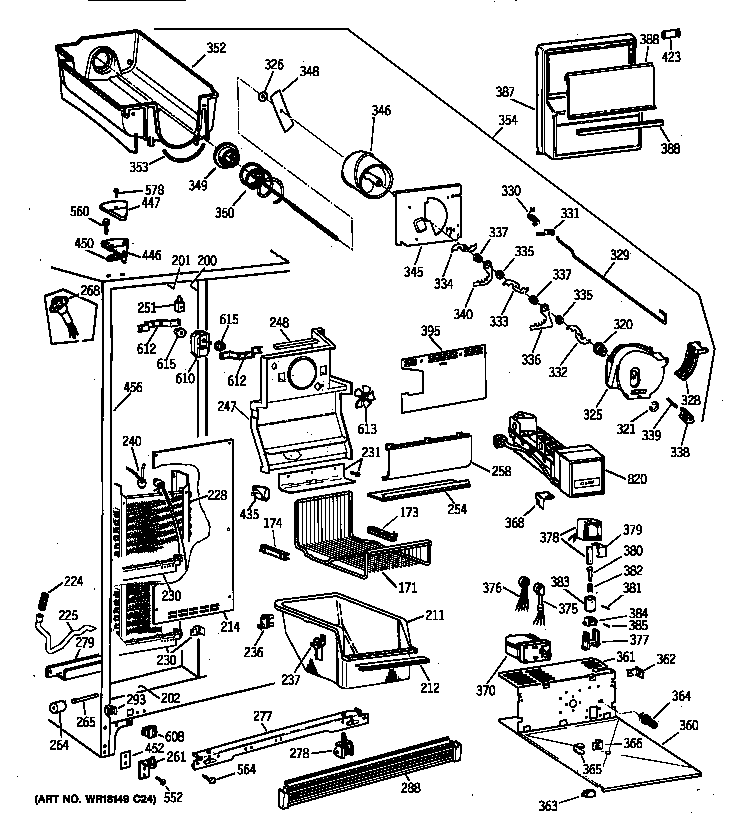 Freezer section