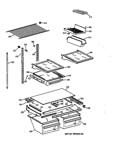 Shelf parts