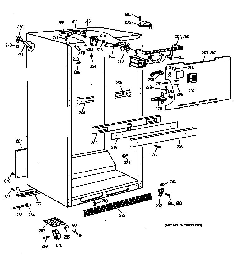 Cabinet parts