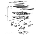 GE TBX21IAZBRWW compartment separator parts diagram
