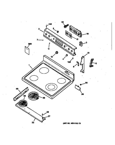 Control panel & cooktop