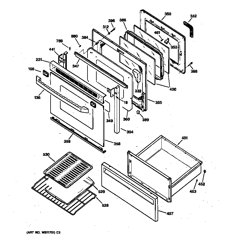 Door & drawer parts
