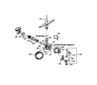 Hotpoint HDA105Y-72WH motor-pump mechanism diagram