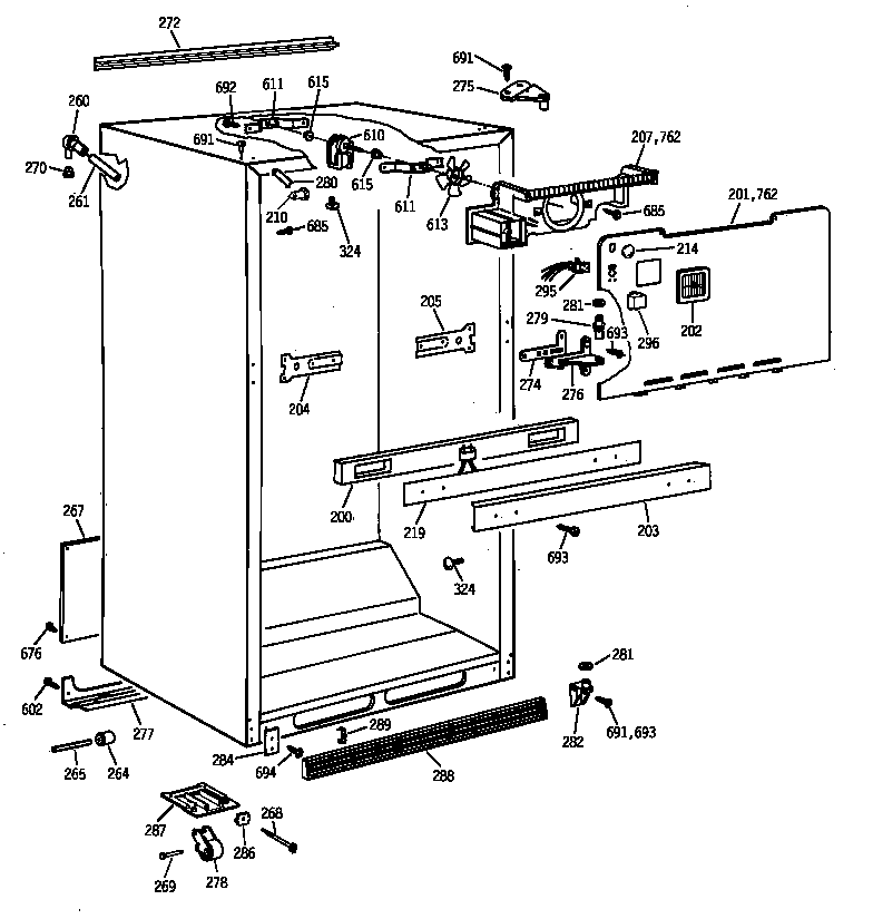 CABINET PARTS