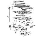 Hotpoint CTG21GAYBRWW compartment separator diagram