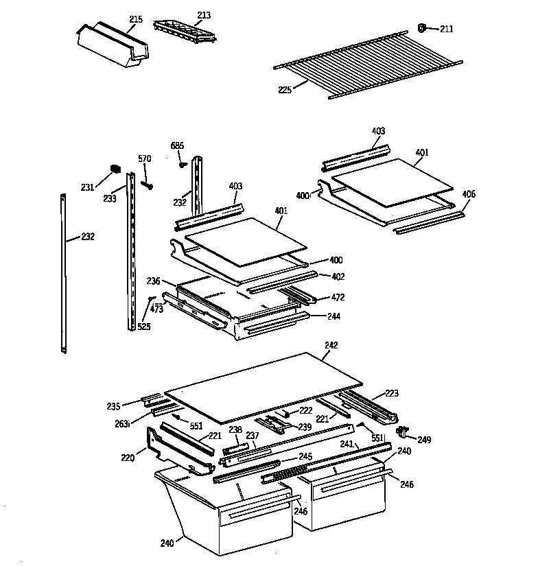 SHELF PARTS