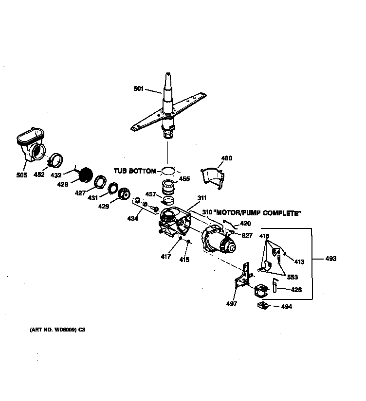 Motor-pump mechanism