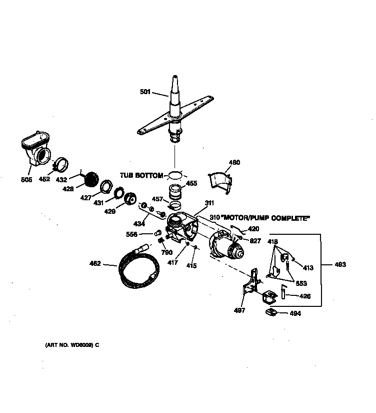 Motor-pump mechanism