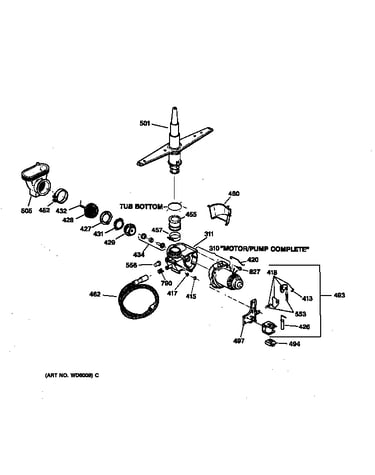 Motor-pump mechanism