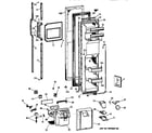 GE MSX27DRXFWW freezer door diagram