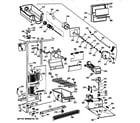 GE MSX27DRXFAA freezer section diagram