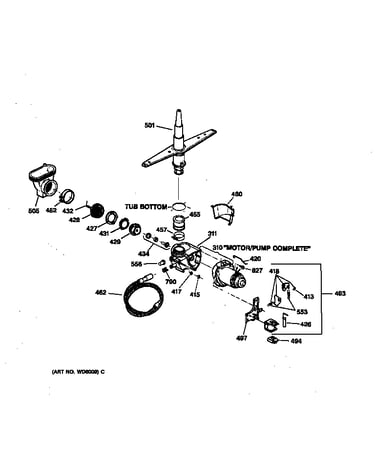Motor-pump mechanism