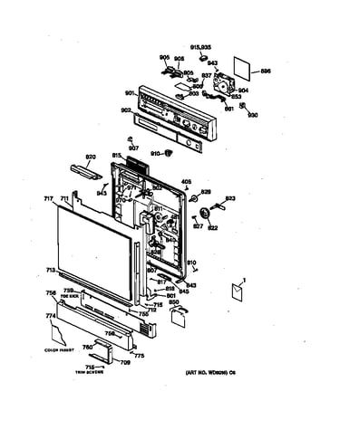 Escutcheon & door assembly