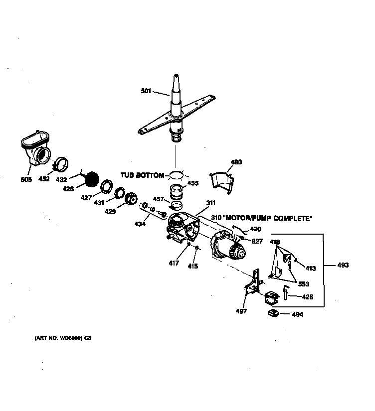 Motor-pump mechanism