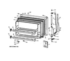 Hotpoint CTI18GIZHRWW freezer door diagram