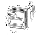 Hotpoint CTI18GIZHRWW fresh food door diagram