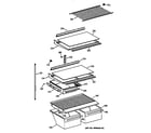 Hotpoint CTI18GIZHRWW shelf parts diagram