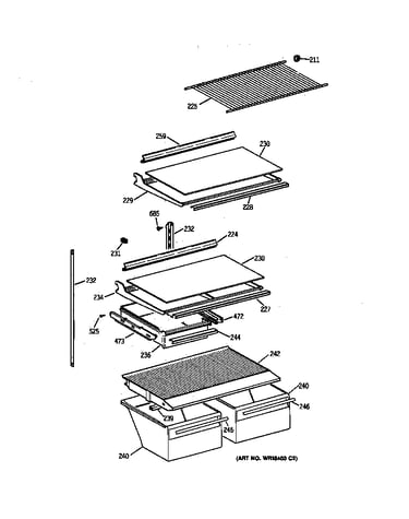 Shelf parts