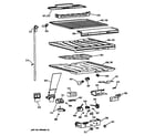 Hotpoint CTI18GIZHRWW compartment separator diagram