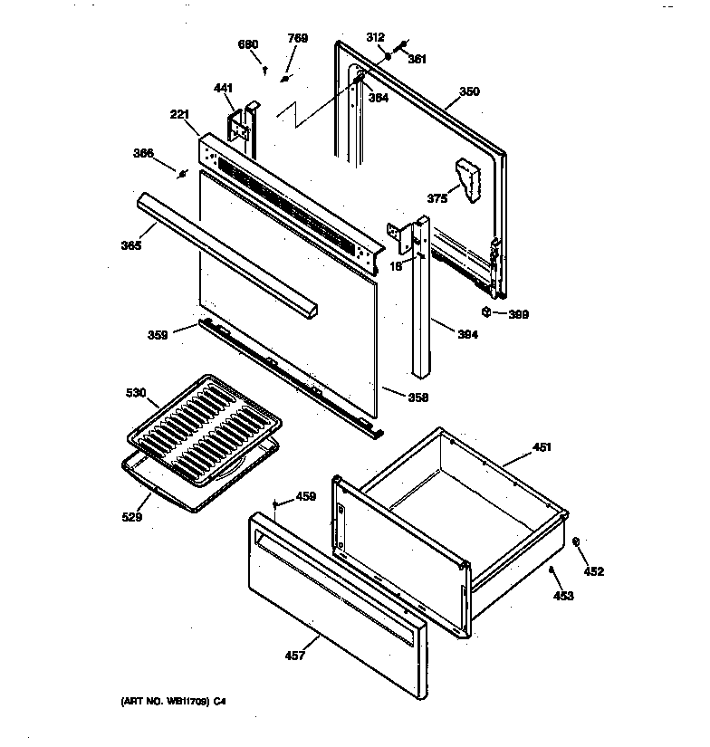 Door & drawer parts