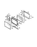 Microwave door