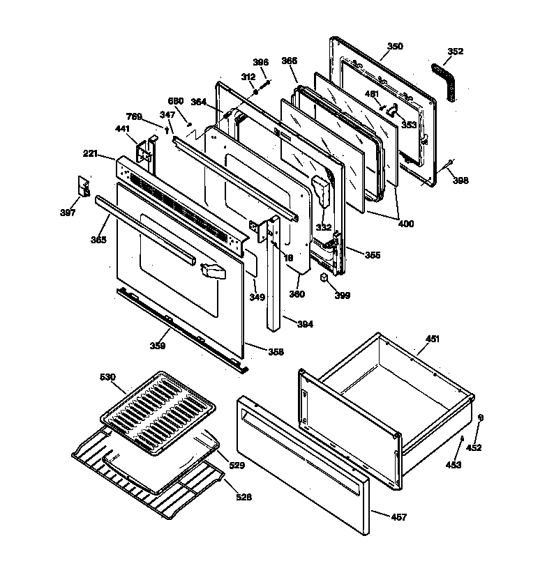 Door & drawer parts