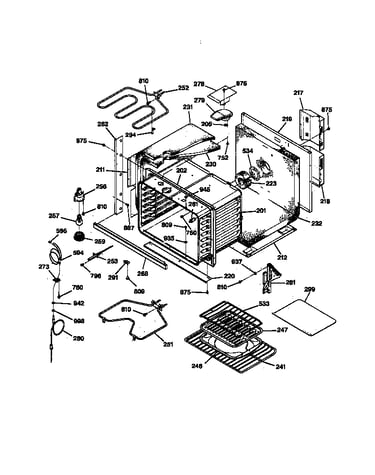 Oven body