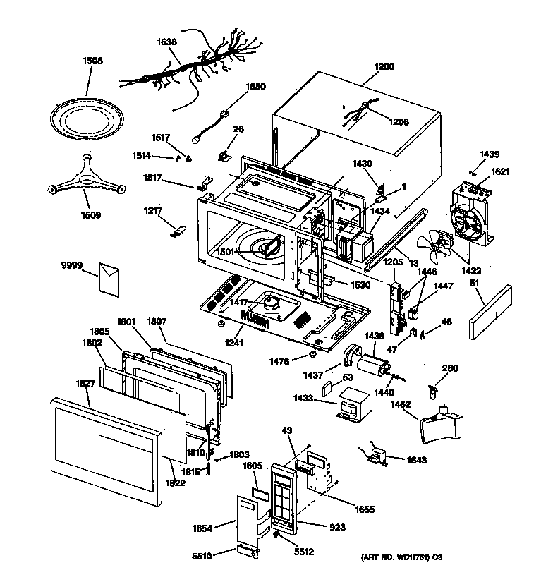 MICROWAVE PARTS